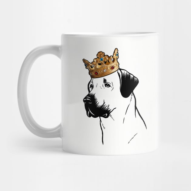 Anatolian Shepherd Dog King Queen Wearing Crown by millersye